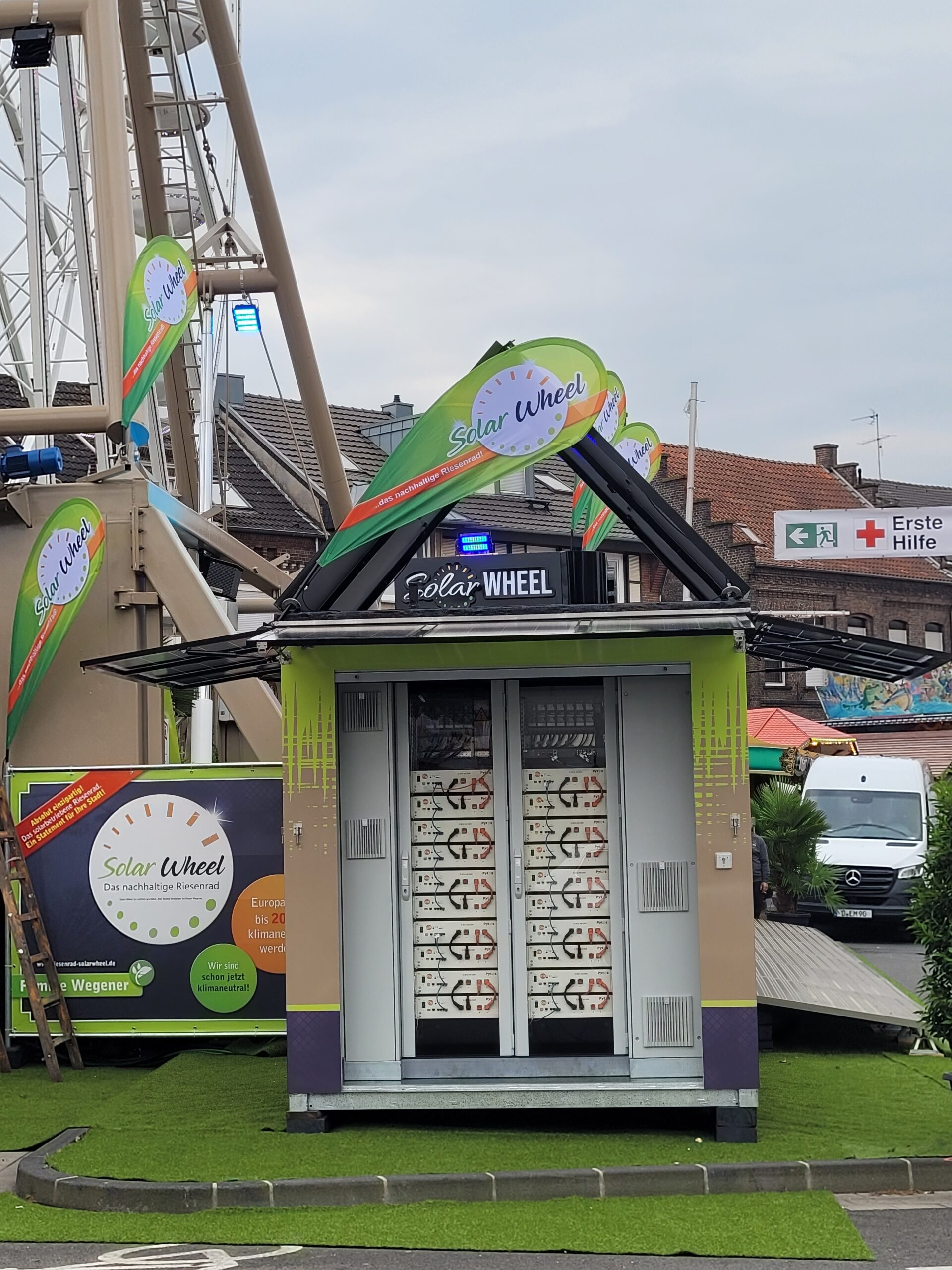 La première grande roue solaire au monde propulsée par Victron et Pytes